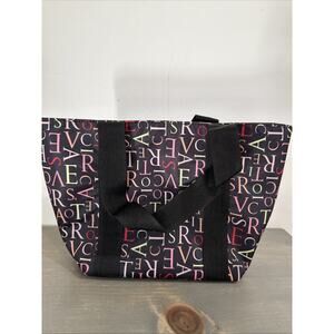 Victoria’s Secret Black Logo Bag Small 8 In Tall